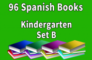 96B-SPANISH Collection Kindergarten Set B
